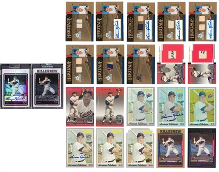 2005 Topps & Assorted Brands Harmon Killebrew Collection (22) Featuring (8) Signed Cards & Multiple Relics!